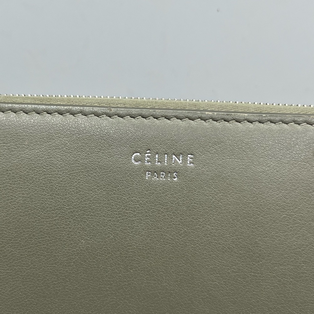 EUC Céline Tan and Pale Green Long Wallet - Picture 2 of 12